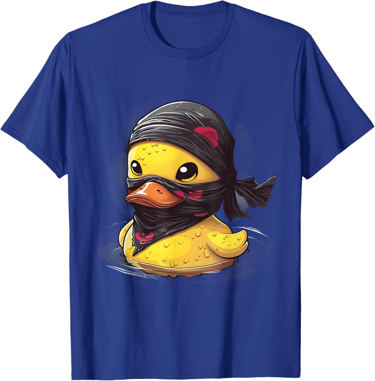 Rubber Duck Ninja Samurai Rubber Duckie Rubber Duckling T-Shirt - T-Shirt | Royal