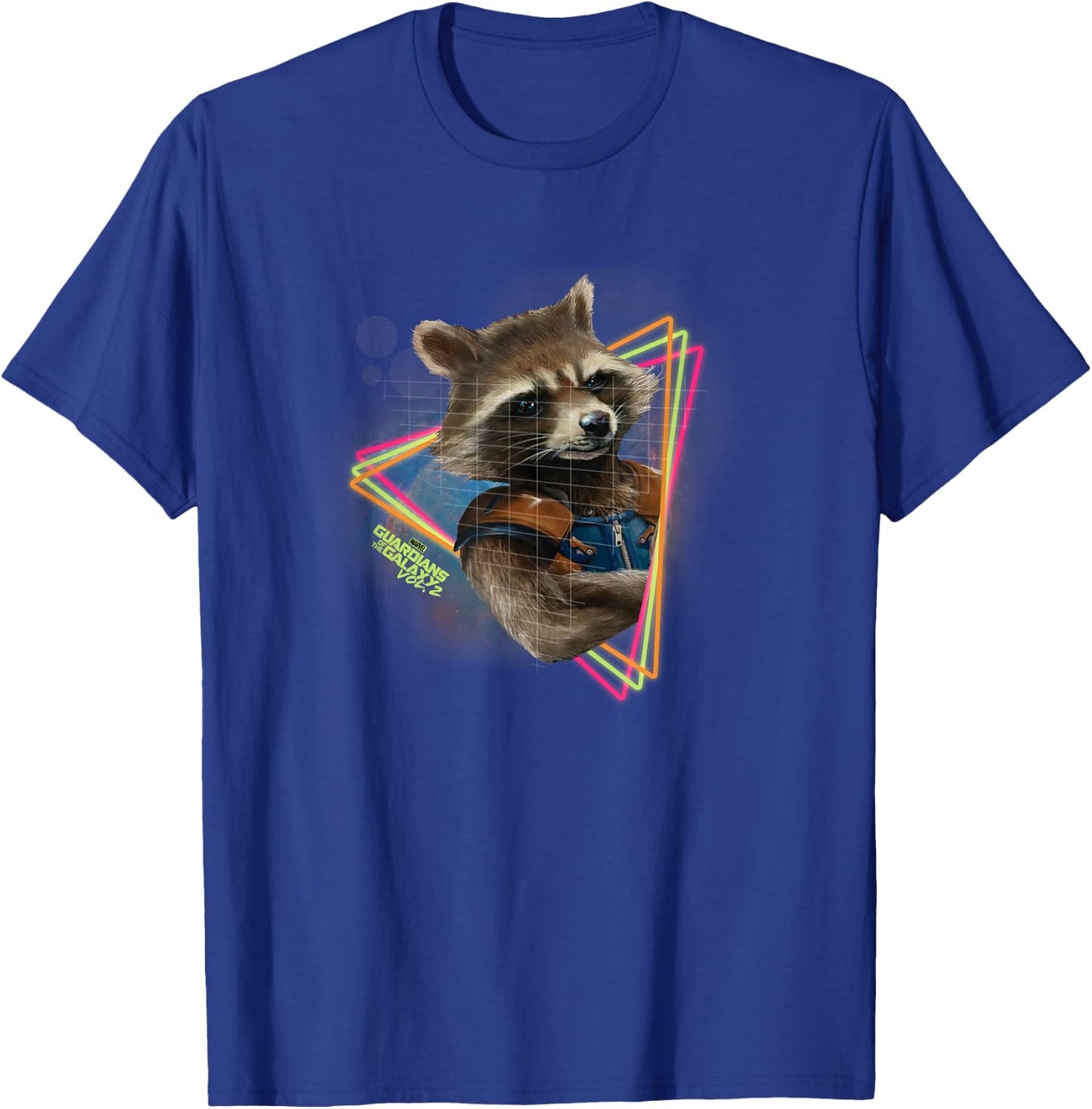 Guardians Of The Galaxy Vol.2 Neon Rocket , black T-Shirt - T-Shirt | Royal