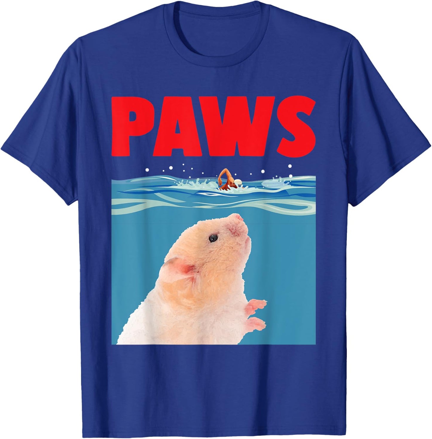 Paws - Hamster Animal Whisperer Rodent Lover Veterinarian T-Shirt - T-Shirt | Royal