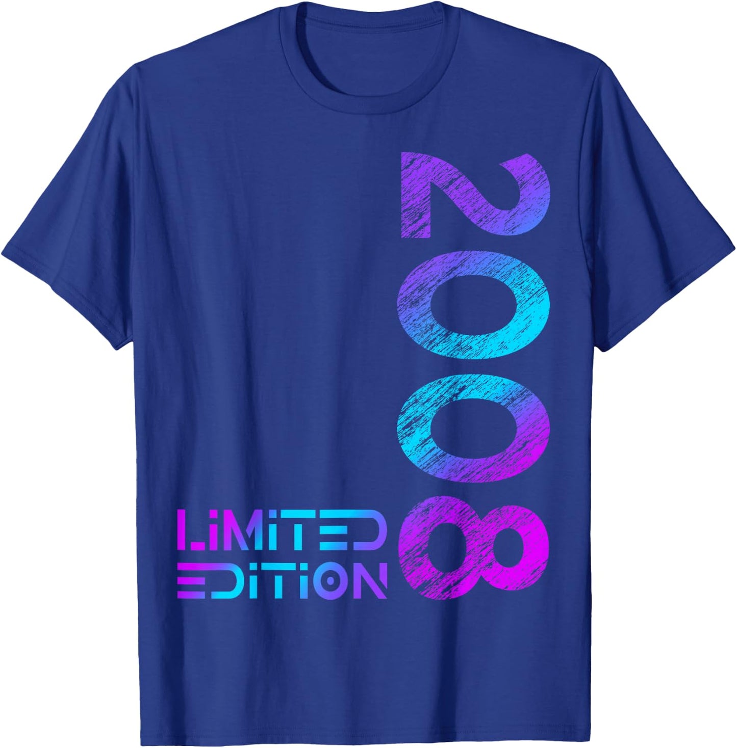 18. Geburtstag Limited Edition Jahrgang 2008 Junge Mädchen T-Shirt - T-Shirt | Royal