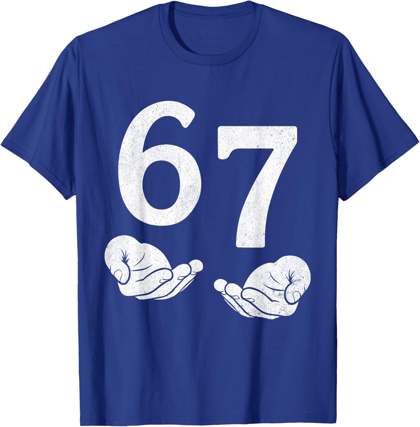 Fun Six Seven 6 7 Funny 67 Gen Alpha Slang 6-7 Meme School T-Shirt - T-Shirt | Royal