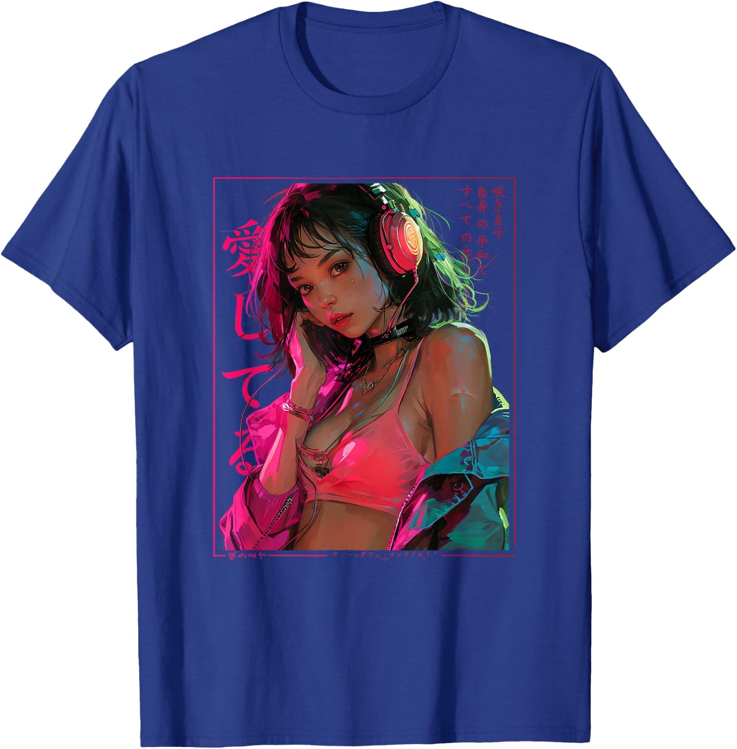 Manga Anime Cyberpunk T-Shirt - T-Shirt | Royal