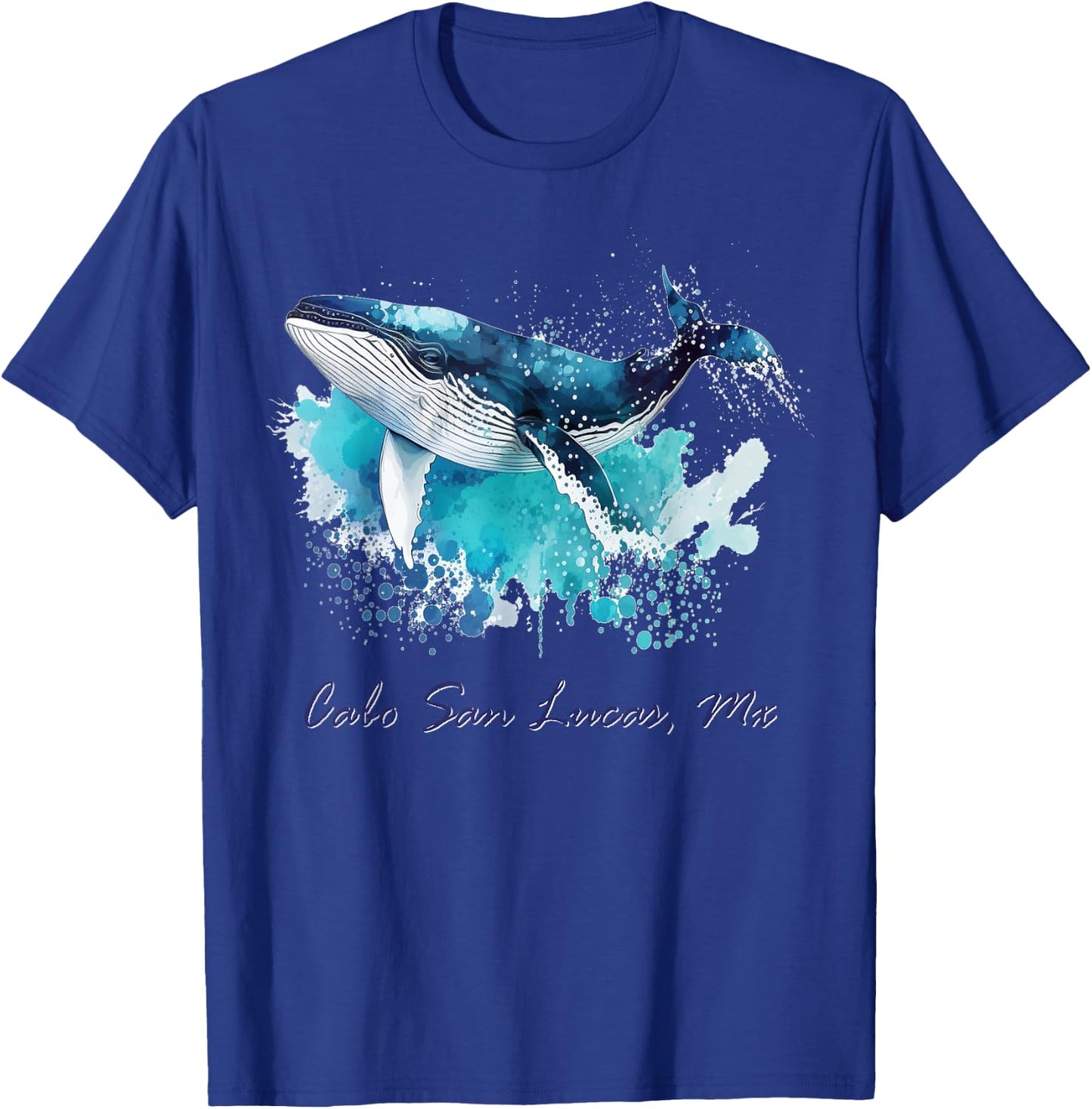 Cabo San Lucas, MX - Whale Watching T-Shirt - T-Shirt | Royal