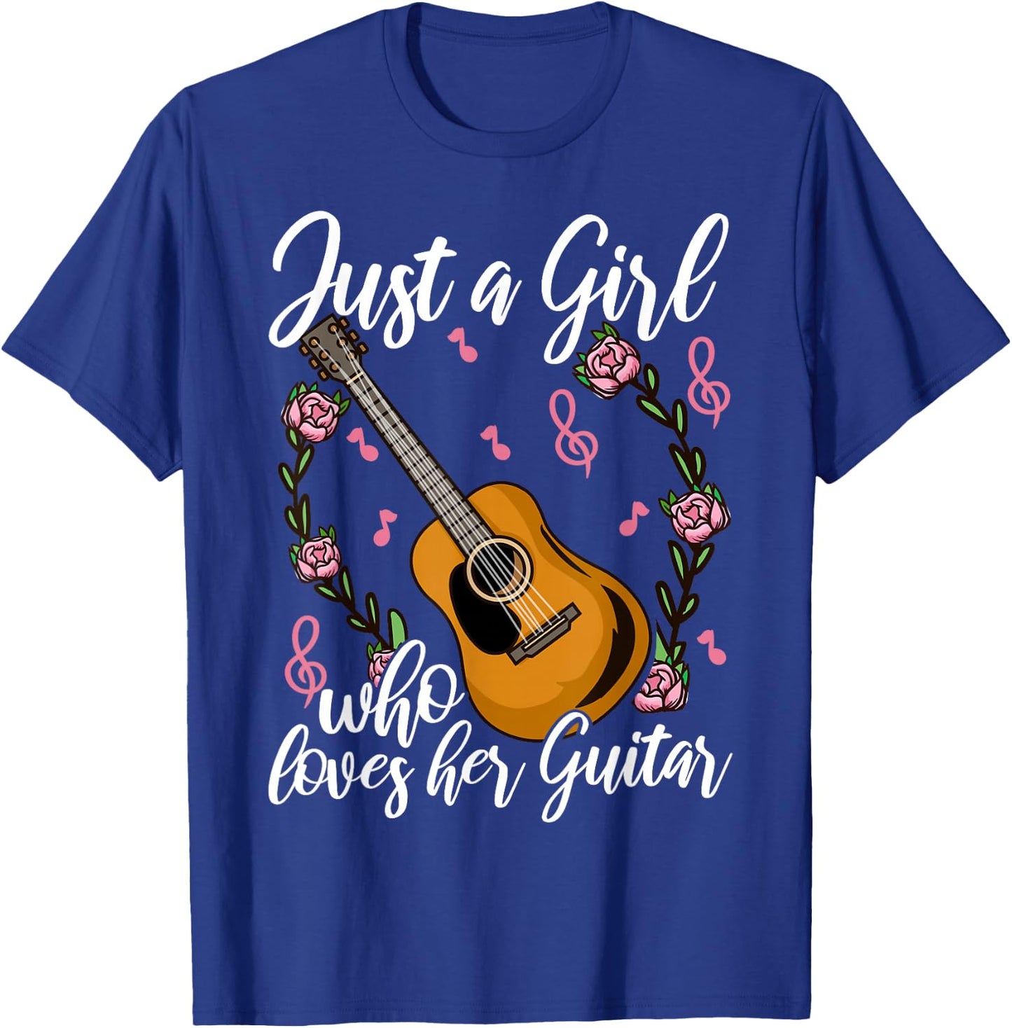 Guitar Girl Guitarist Guitar Player Guitar Lover Gift Small T-Shirt - T-Shirt | Royal