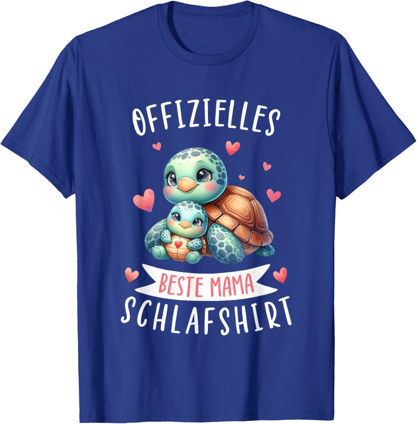 Official Best Mum Sleep Shirt Mother's Day Turtle T-Shirt - T-Shirt | Royal