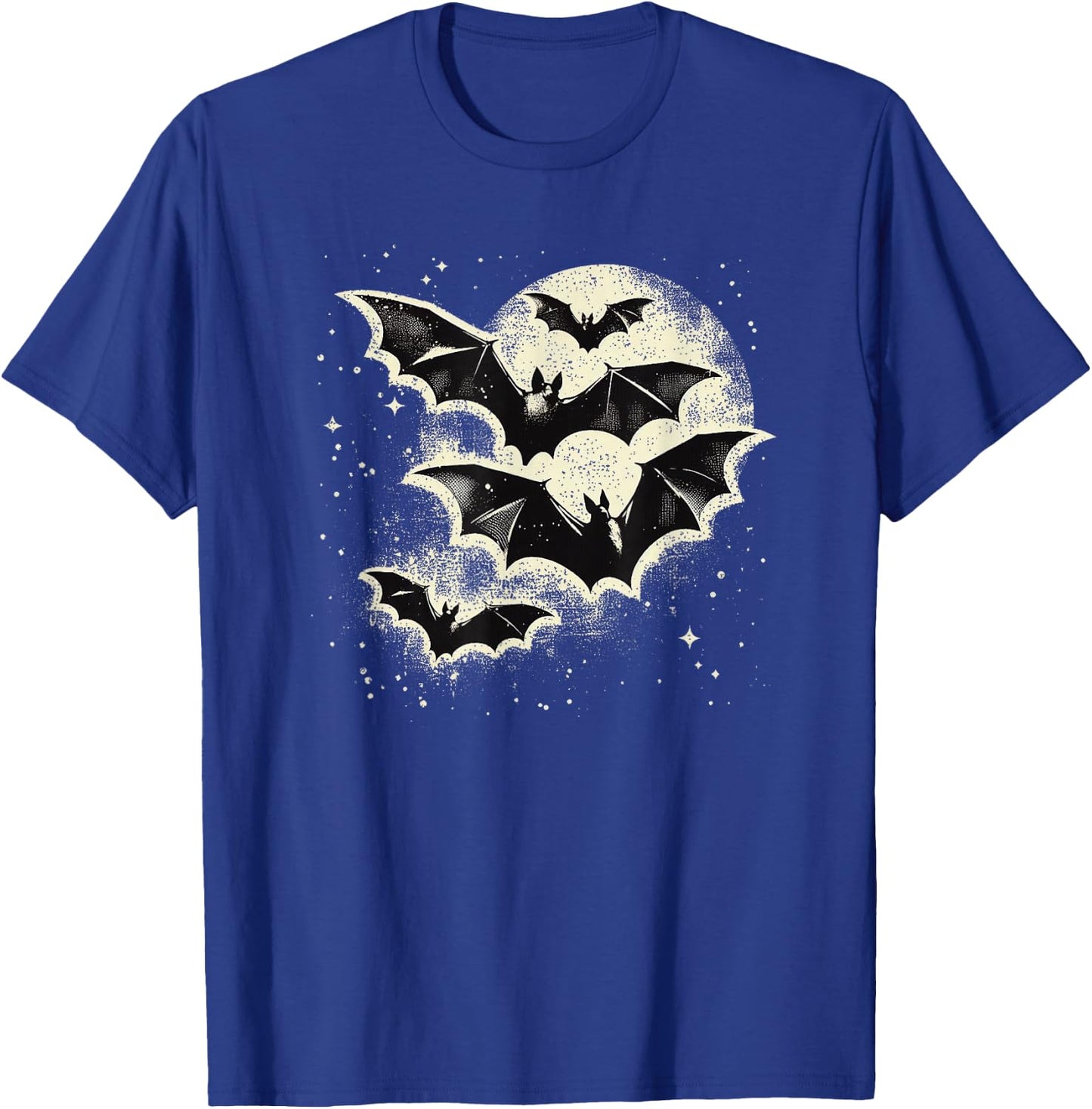 Vintage Bat Halloween Gothic Bat T-Shirt - T-Shirt | Royal