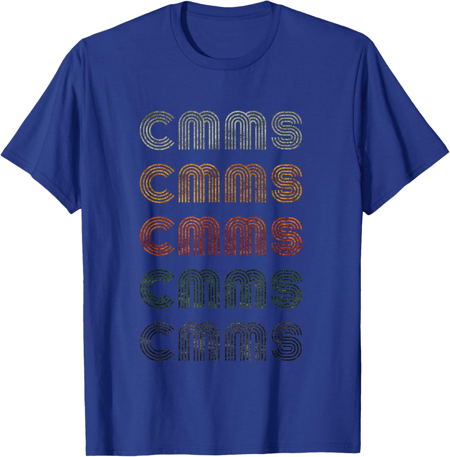 Love Heart Cmms Grunge Vintage Style Black Cmms T-Shirt - T-Shirt | Royal