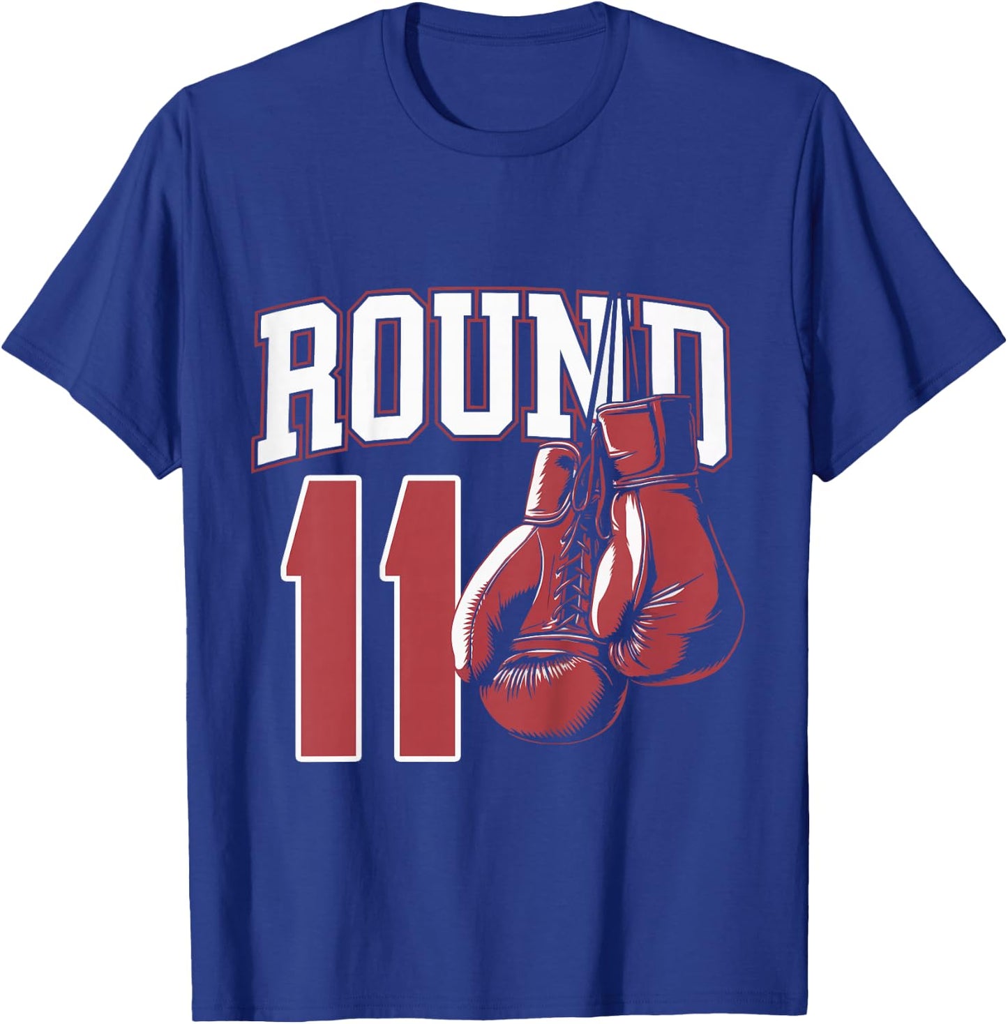 Kids 11 Year Old Boxer Bday Party 11th Birthday Boxing Boy T-Shirt - T-Shirt | Royal
