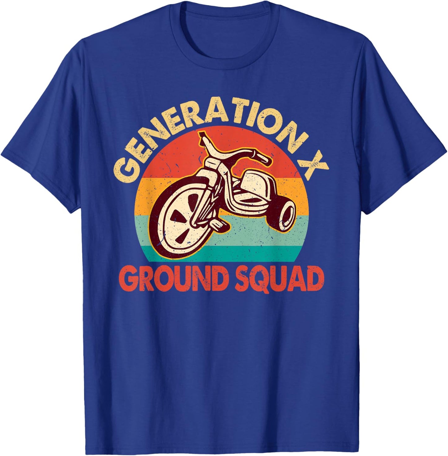 1965-1980 Generation Gen X Generation X Ground Squad T-Shirt - T-Shirt | Royal