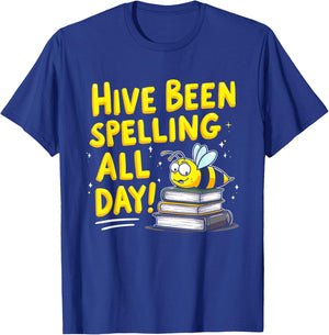 Spelling Bee Humor Spelling Champion Word Nerd Spelling T-Shirt - T-Shirt | Royal