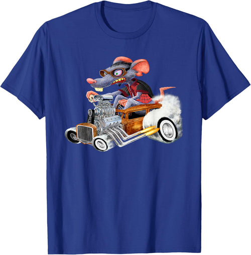 Rat Rod Drag Racing Old School Cars Rat on top Hot Rod Gift