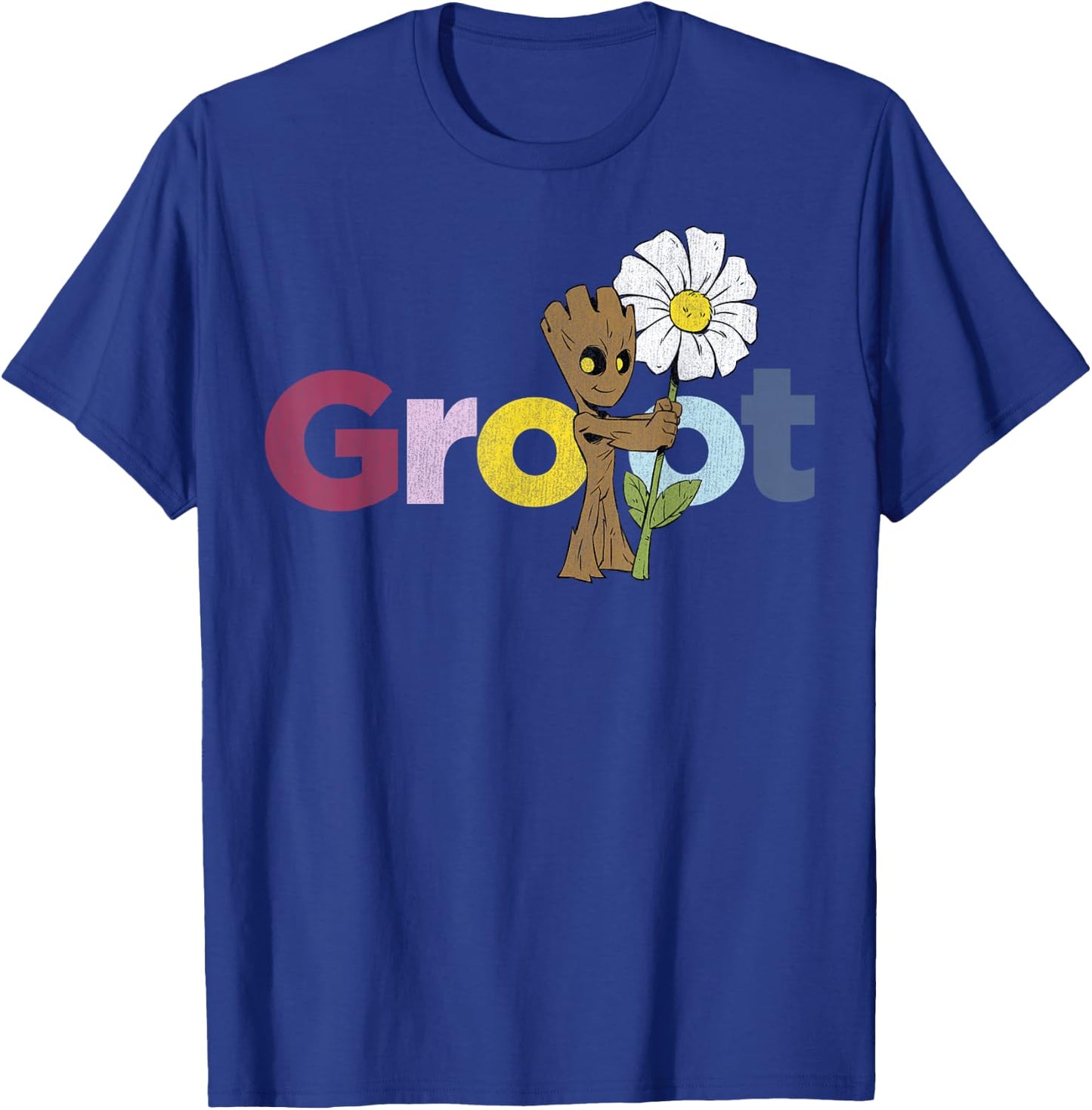 Marvel Guardians of The Galaxy Groot Flower Small T-Shirt - T-Shirt | Royal