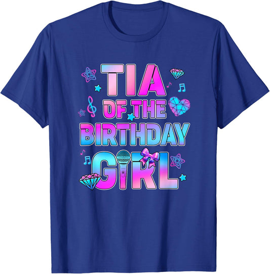 Tia of The K-Pop Birthday Girls Korean Music Family T-Shirt - T-Shirt | Royal