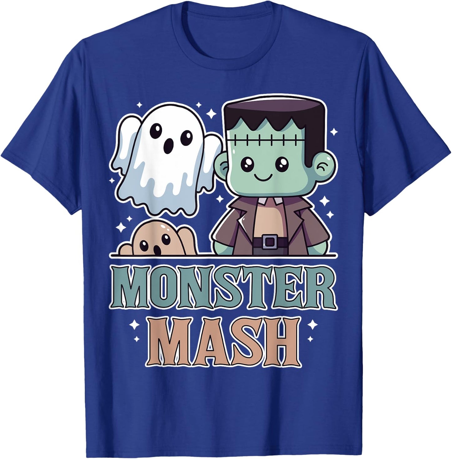 Monster Mash Halloween Funny Monster Spooky Kid Boy Girl T-Shirt - T-Shirt | Royal