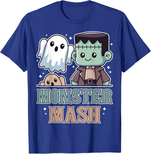 Monster Mash Halloween Funny Monster Spooky Kid Boy Girl T-Shirt - T-Shirt | Royal