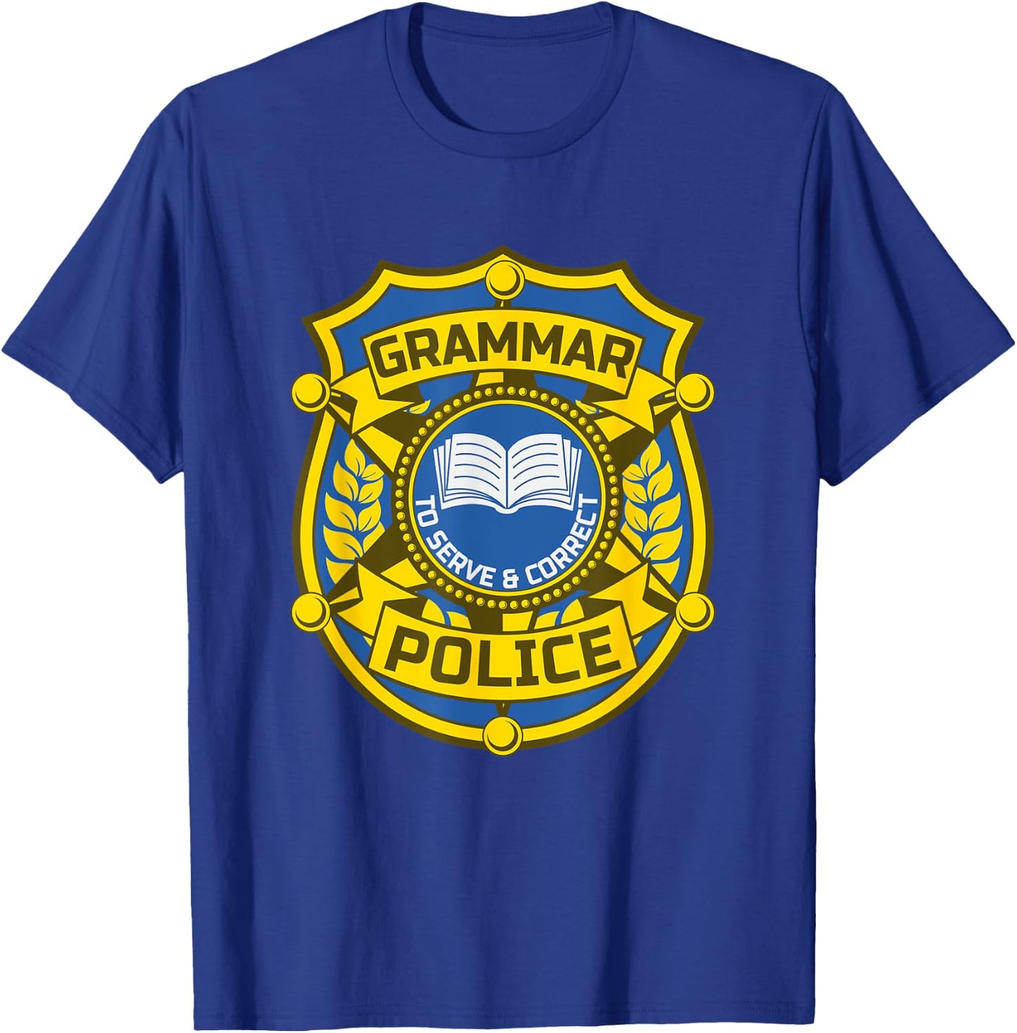 English Grammar Police T-Shirt - T-Shirt | Royal
