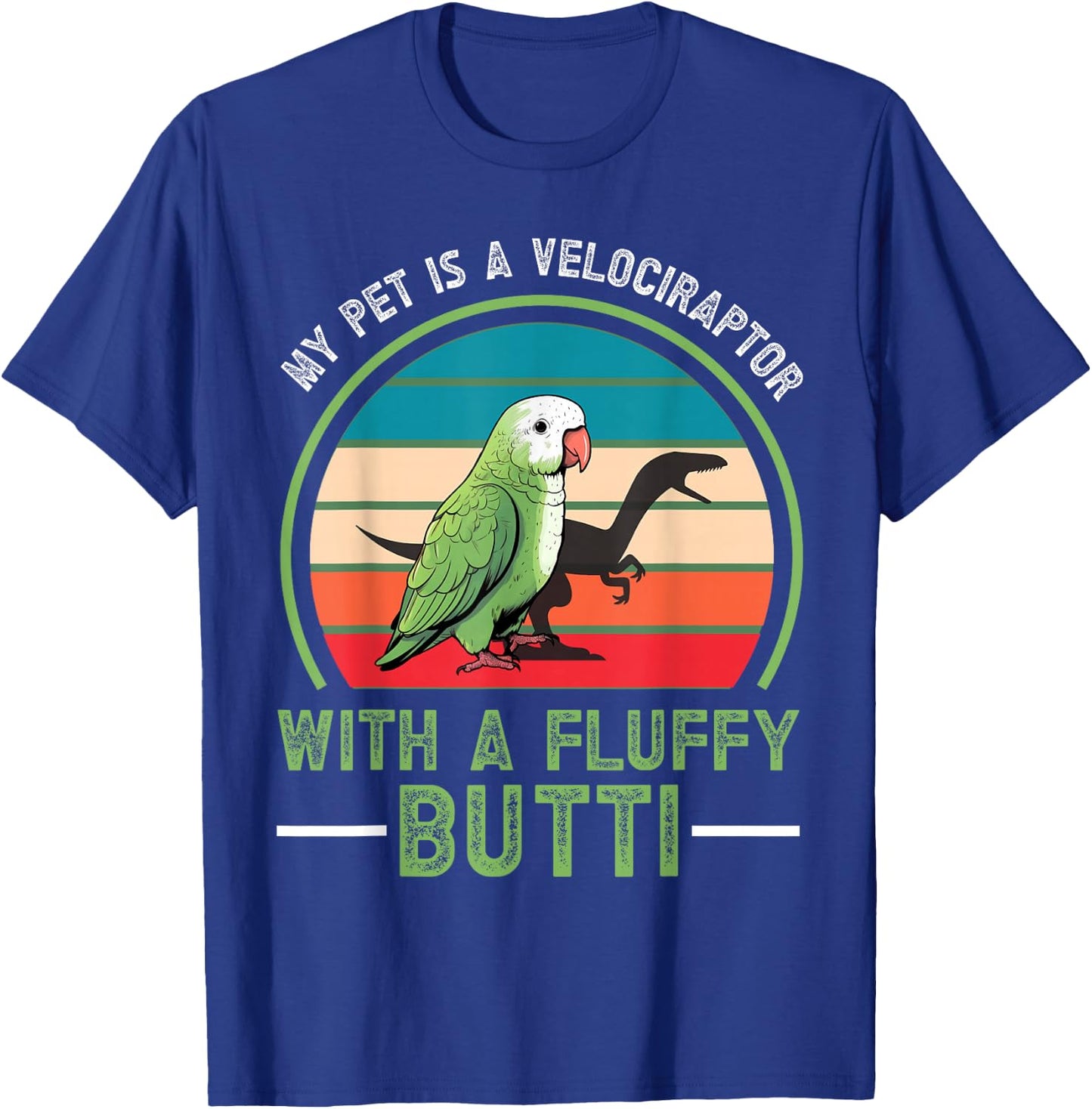 Quaker Parrot T-Shirt - T-Shirt | Royal