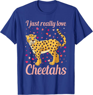 Leopard Cheetah Wild Cat T-Shirt - T-Shirt | Royal