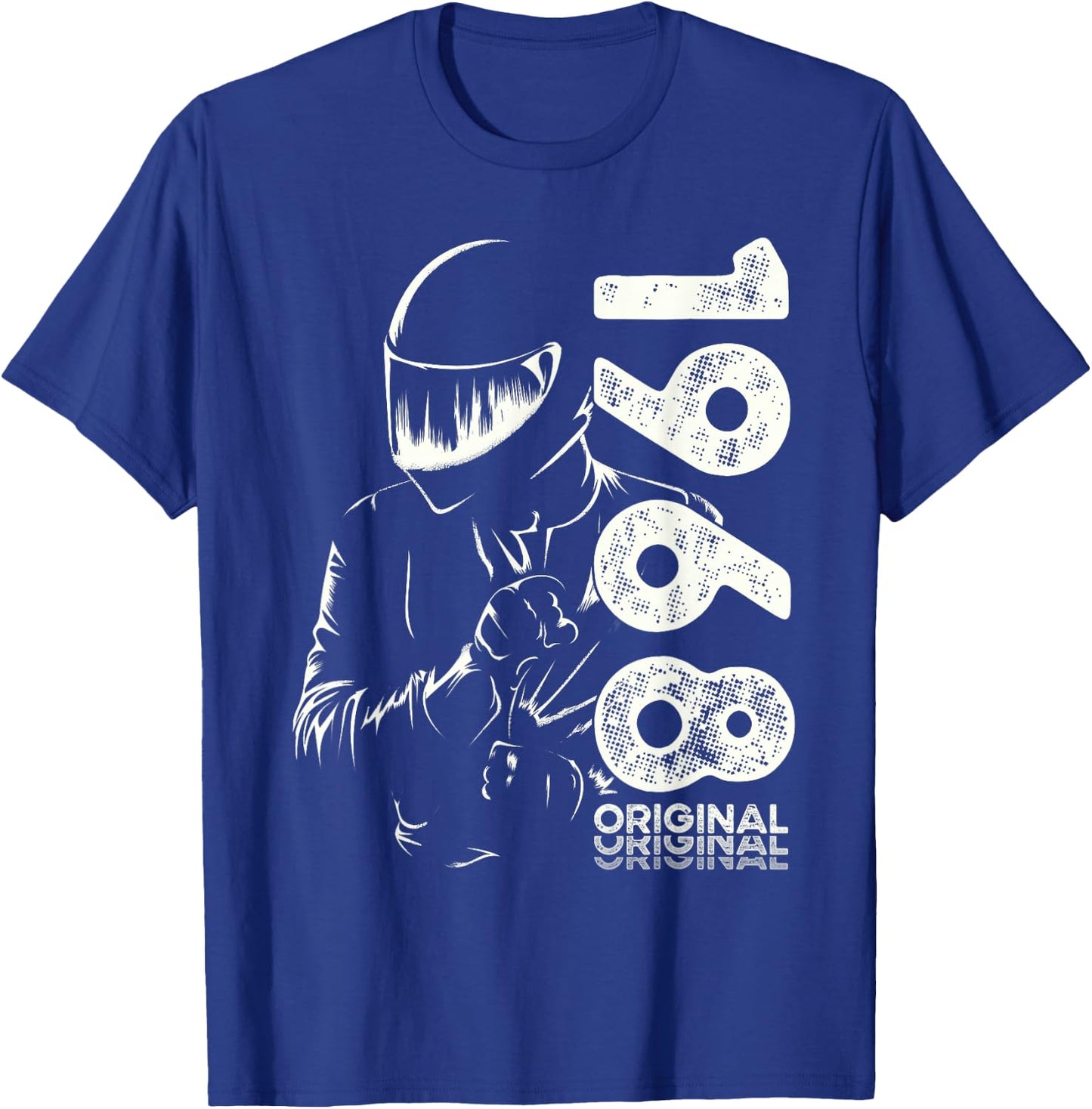 53rd Birthday Man Motorcycle Biker Biker 1968 T-Shirt - T-Shirt | Royal
