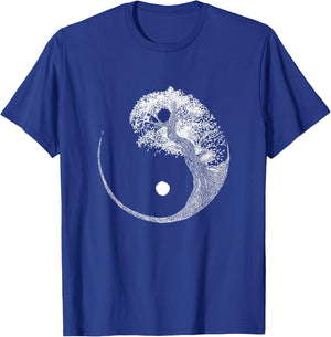In-Yo Japanese Ying and Yang Bonsai T-Shirt - T-Shirt | Royal