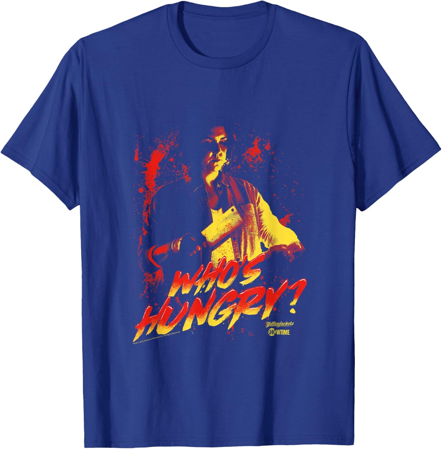 Yellowjackets Who's Hungry? T-Shirt - T-Shirt | Royal