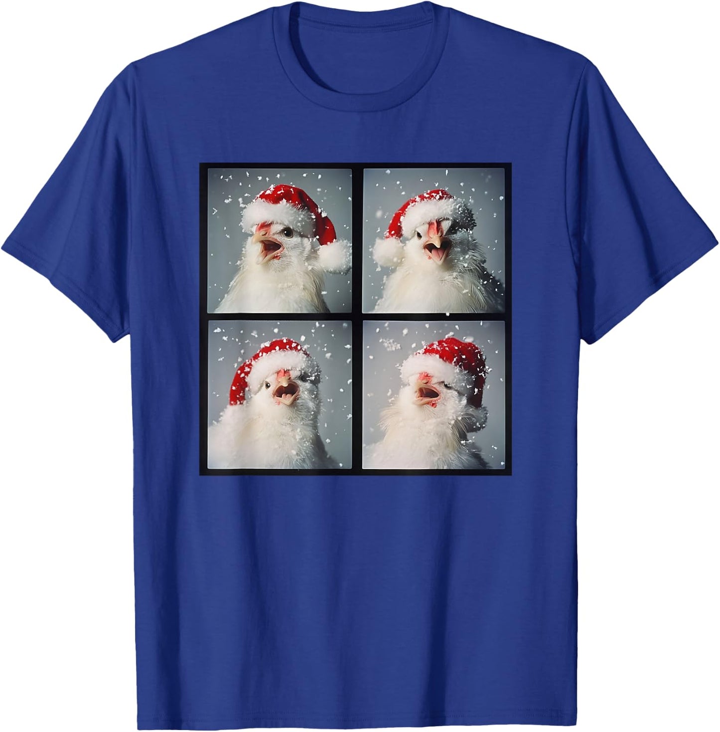 Chicken Farm Bird Men Kids Women Christmas Silkie Chicken T-Shirt - T-Shirt | Royal