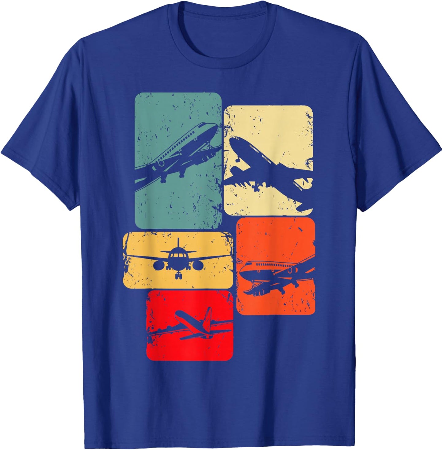 Aeroplane Pilot Men's Children's Boys' , black T-Shirt - T-Shirt | Royal