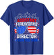 Assistant Fireworks Director I Run You Run 4th of July T-Shirt - T-Shirt | Royal
