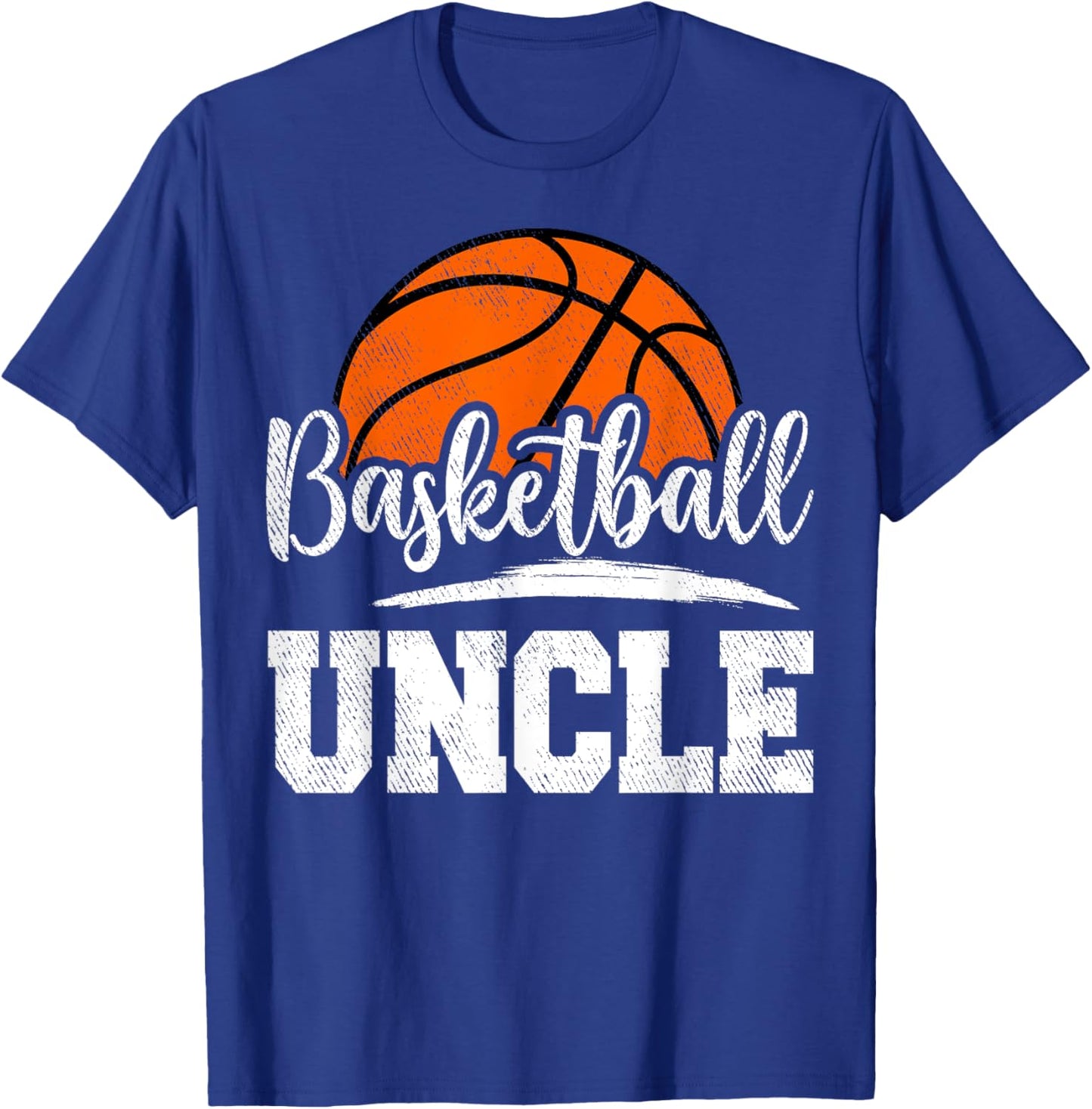 Basketball Uncle Basketball Player Game Day Father's Day T-Shirt - T-Shirt | Royal