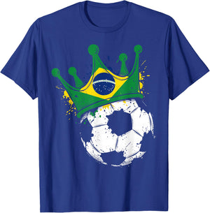 Drapeau Brésil Fantaisie Brésil T-Shirt - T-Shirt | Royal