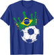 Drapeau Brésil Fantaisie Brésil T-Shirt - T-Shirt | Royal