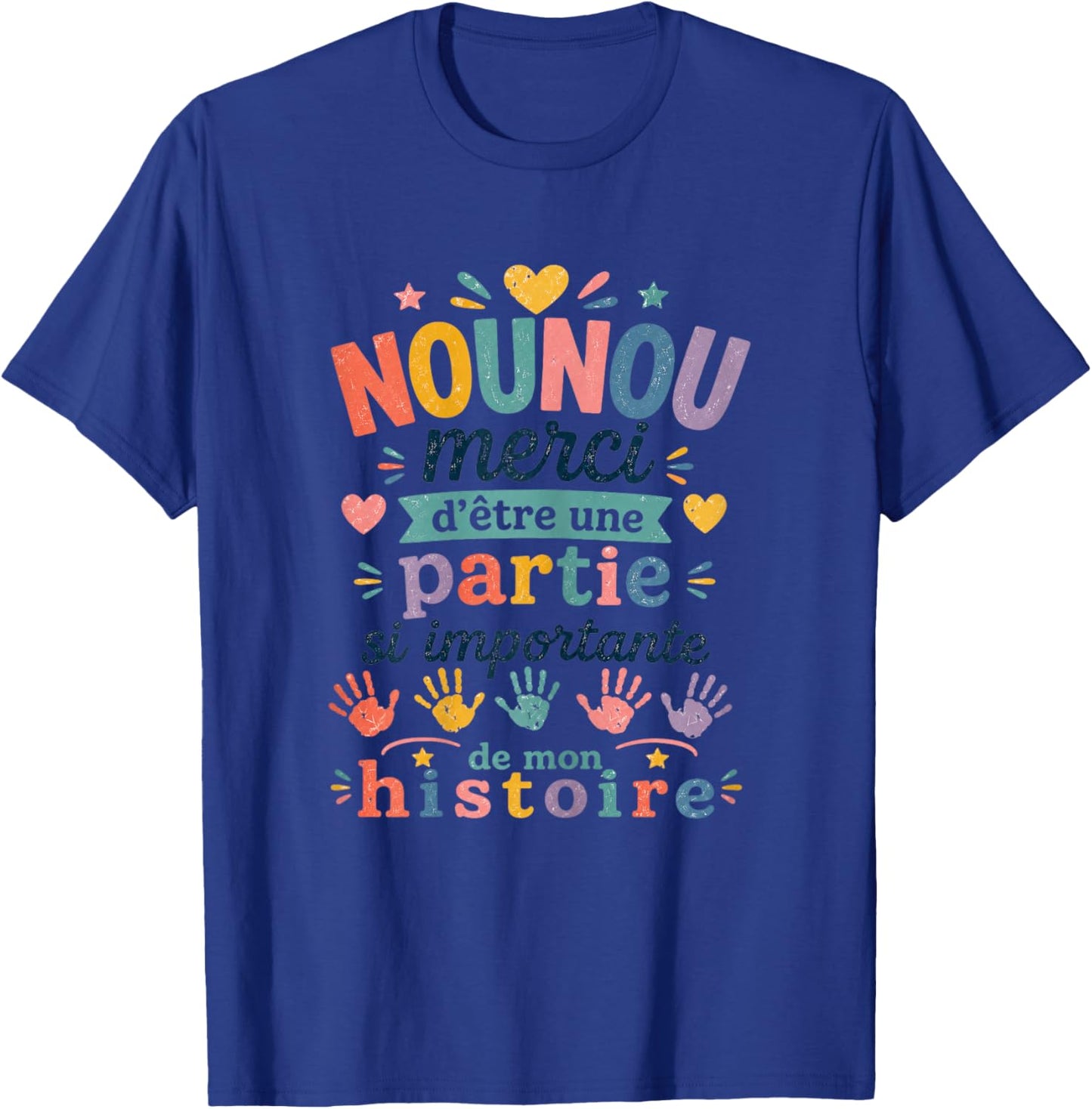 Cadeau Nounou Merci Original Nourrice Babysitter Enfants T-Shirt - T-Shirt | Royal