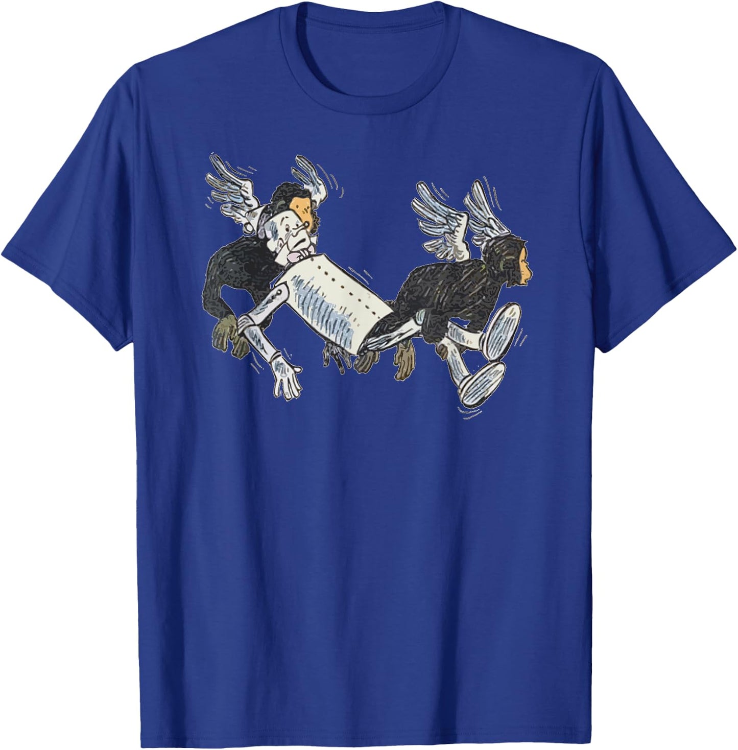 Retro Tin Man Shirt Art-Tinman Wizard Of OZ Flying Monkeys T-Shirt - T-Shirt | Royal