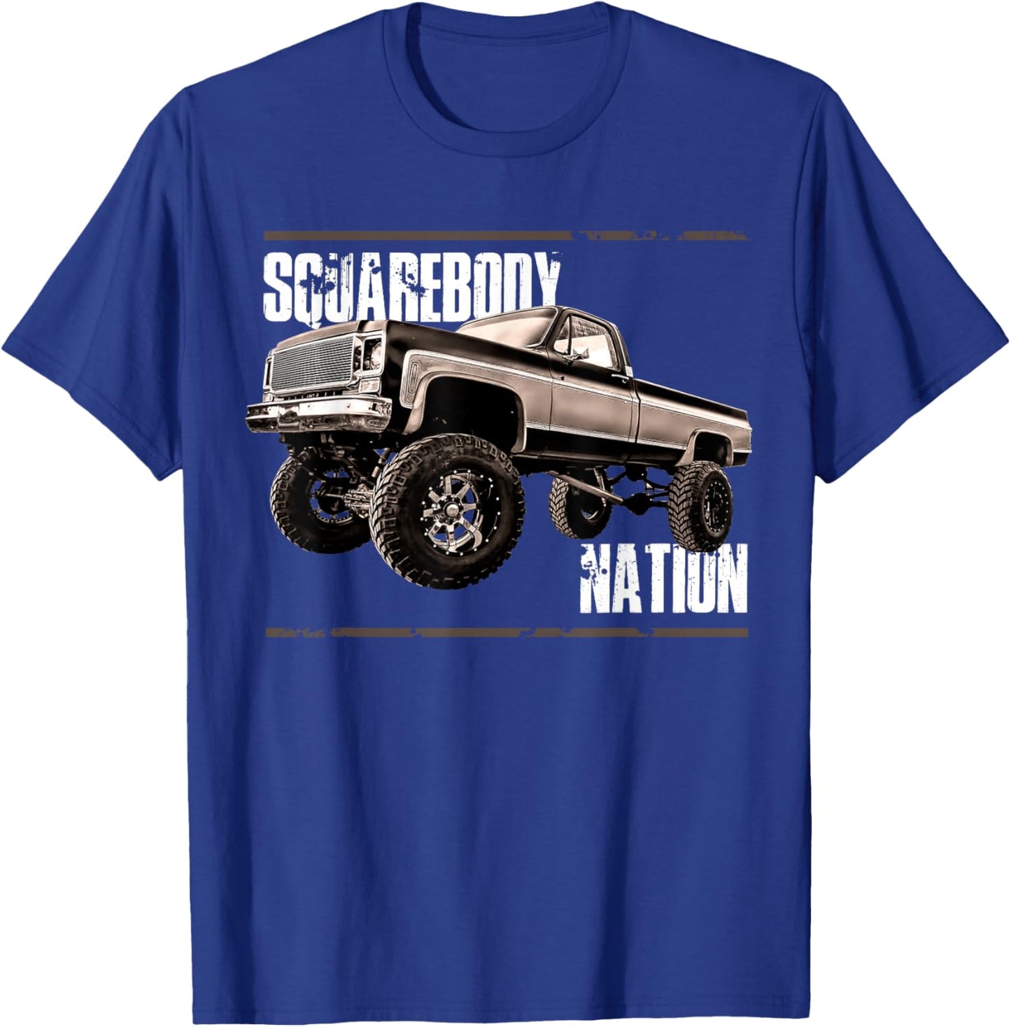 Squarebody Classic Square body Vintage Squarebody Nation T-Shirt - T-Shirt | Royal