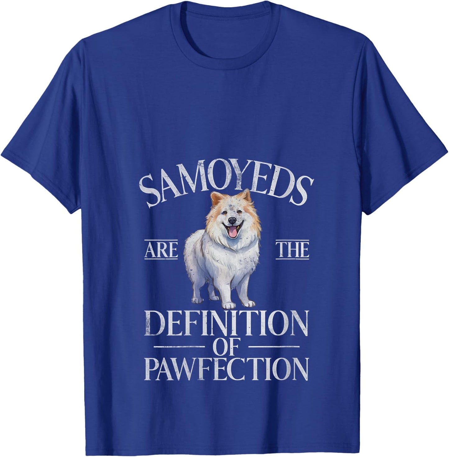 Samoyeds are the Definition of Pawfection Samoyed V-Neck T-Shirt - T-Shirt | Royal