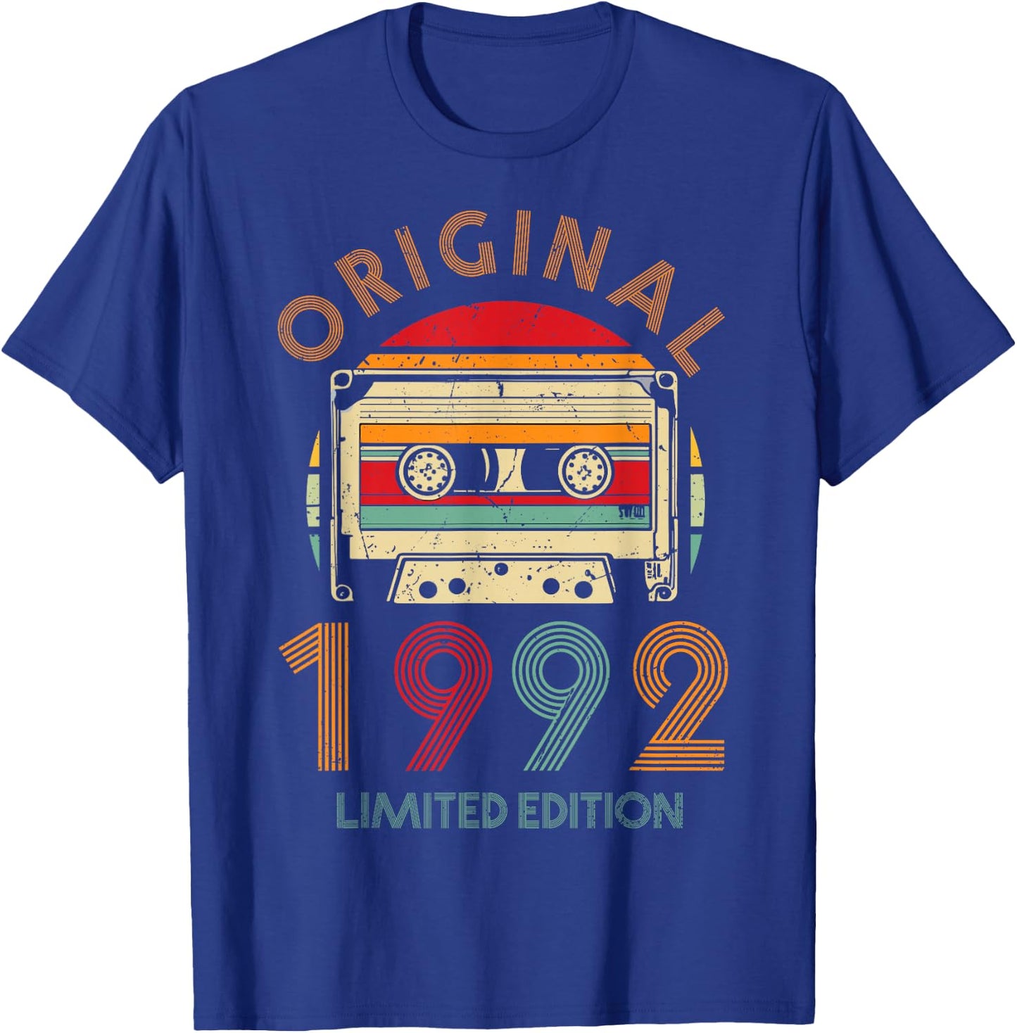 32nd Birthday Original Men Women Vintage Vintage 1992 , black T-Shirt - T-Shirt | Royal