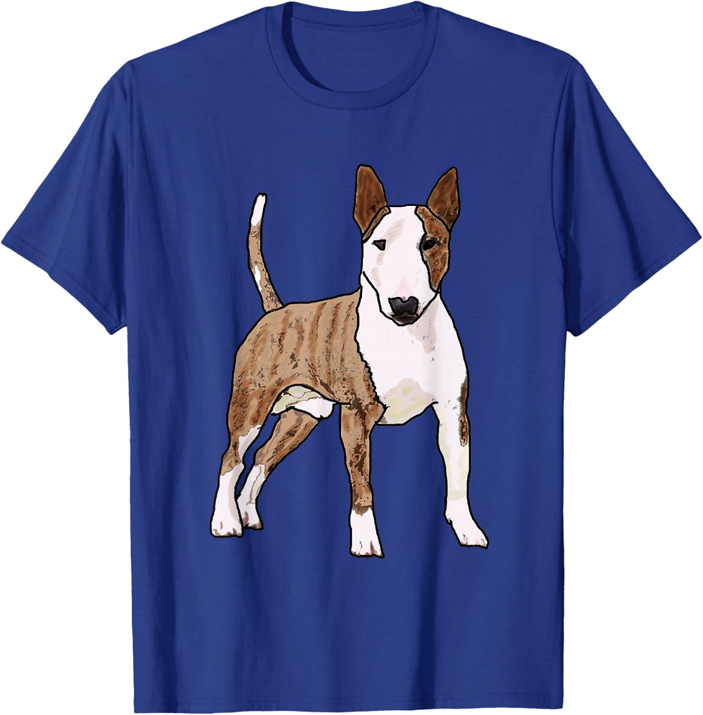 Mark Ewbie Designs English Bull Terrier -Kids Black Small Classic Fit Short Sleeve T-Shirt - T-Shirt | Royal
