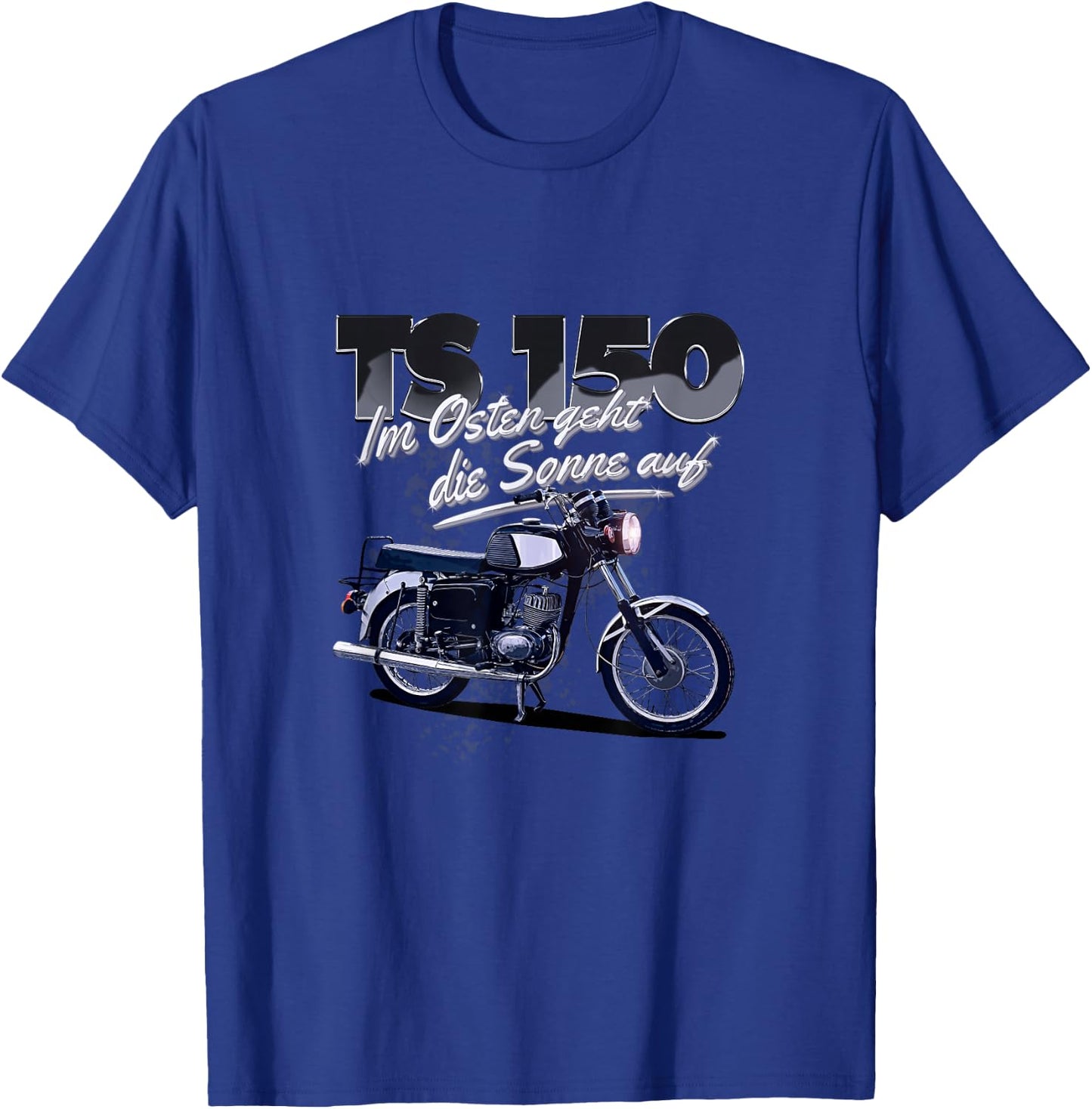MZ TS 150 , black T-Shirt - T-Shirt | Royal