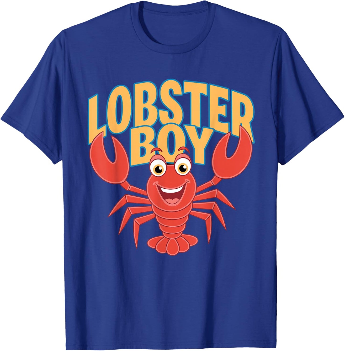 Lobster Boy | Childrens Lobsters Product | Kids Boys Lobster T-Shirt - T-Shirt | Royal