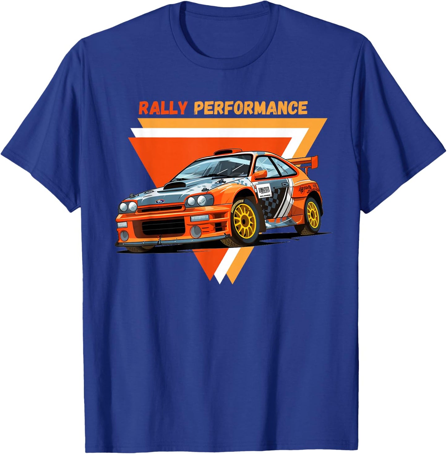 Rally Performance Motorsport Car Racing T-Shirt - T-Shirt | Royal