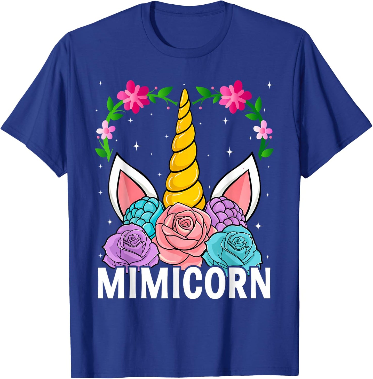 Funny Mimicorn Unicorn Costume Women Mom Mother's Day T-Shirt - T-Shirt | Royal