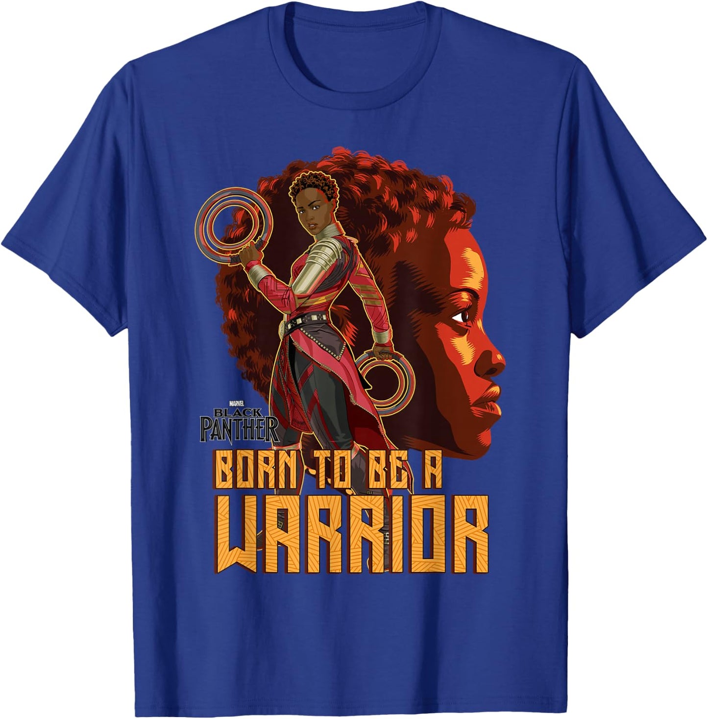 Marvel Black Panther Movie Nakia Profile Graphic T-Shirt - T-Shirt | Royal