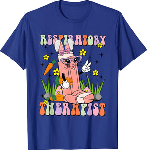 Easter Day Respiratory Therapist Easter Day Lung Squad T-Shirt - T-Shirt | Royal