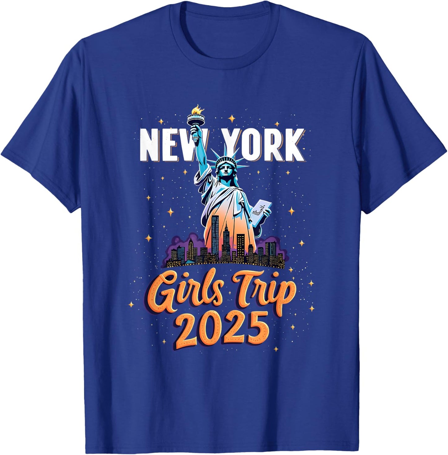 New York Trip 2025 New York Girls Trip 2025 Adventure Design T-Shirt - T-Shirt | Royal