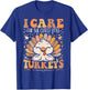 I Care for the Cutest Little Turkeys Thanksgiving Nurse T-Shirt - T-Shirt | Royal