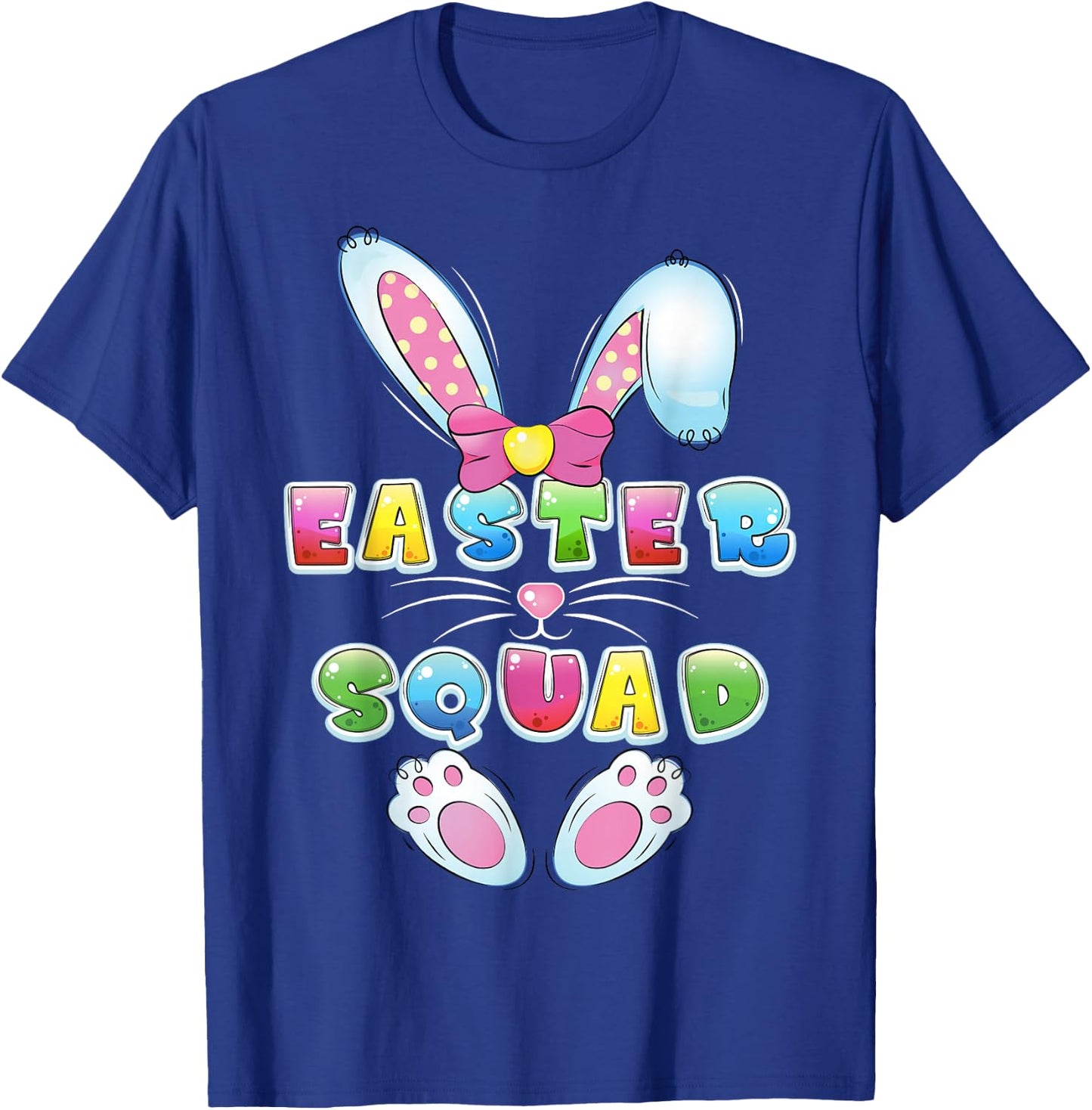 Easter Squad Family Matching Easter Day Bunny Egg Hunt Group T-Shirt - T-Shirt | Royal
