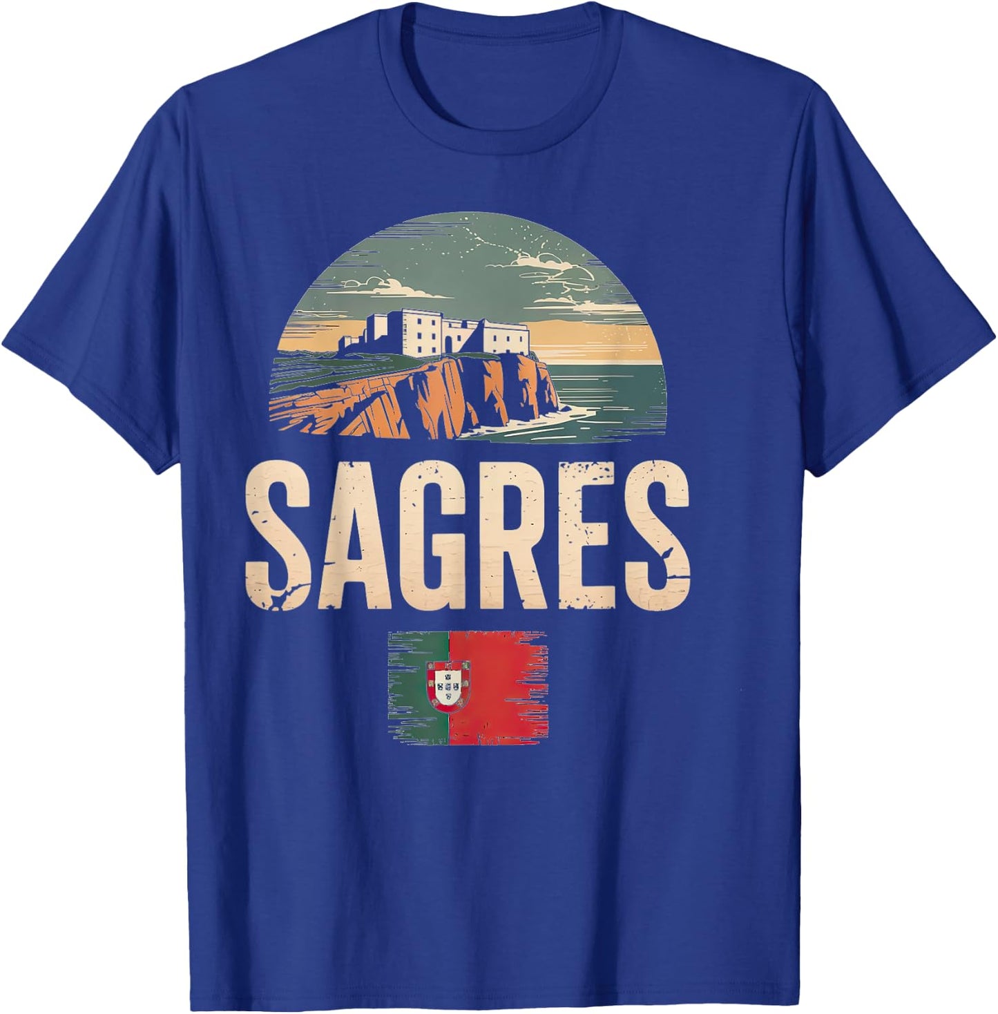 City Travel Portugal Sagres Scenic View T-Shirt - T-Shirt | Royal