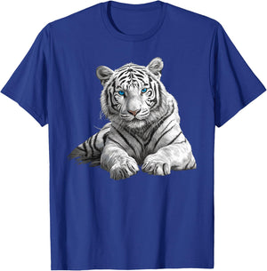 White Tiger White Tiger , black T-Shirt - T-Shirt | Royal