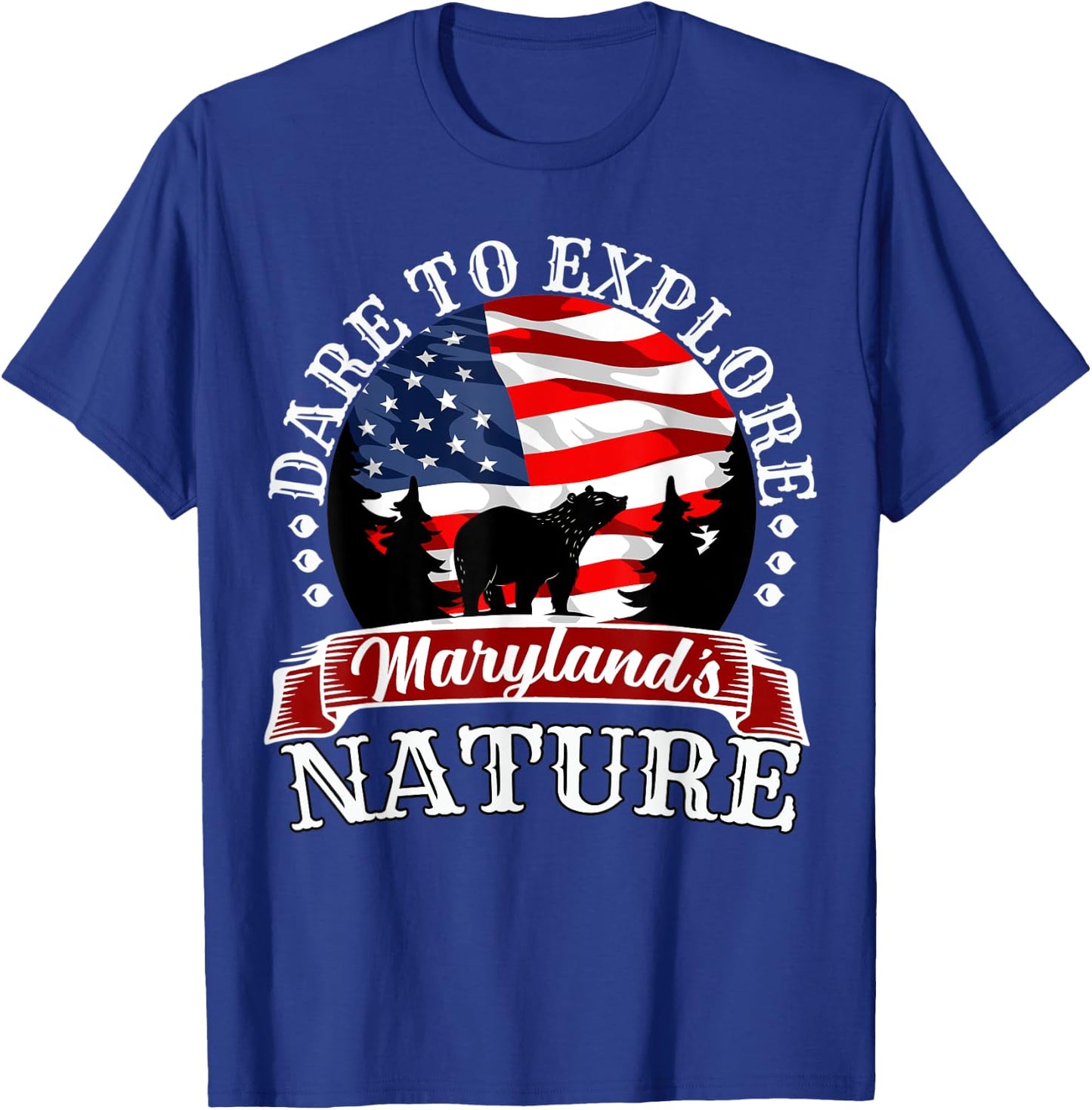 Holiday Vacation On Maryland Mountains Best Camping T-Shirt - T-Shirt | Royal