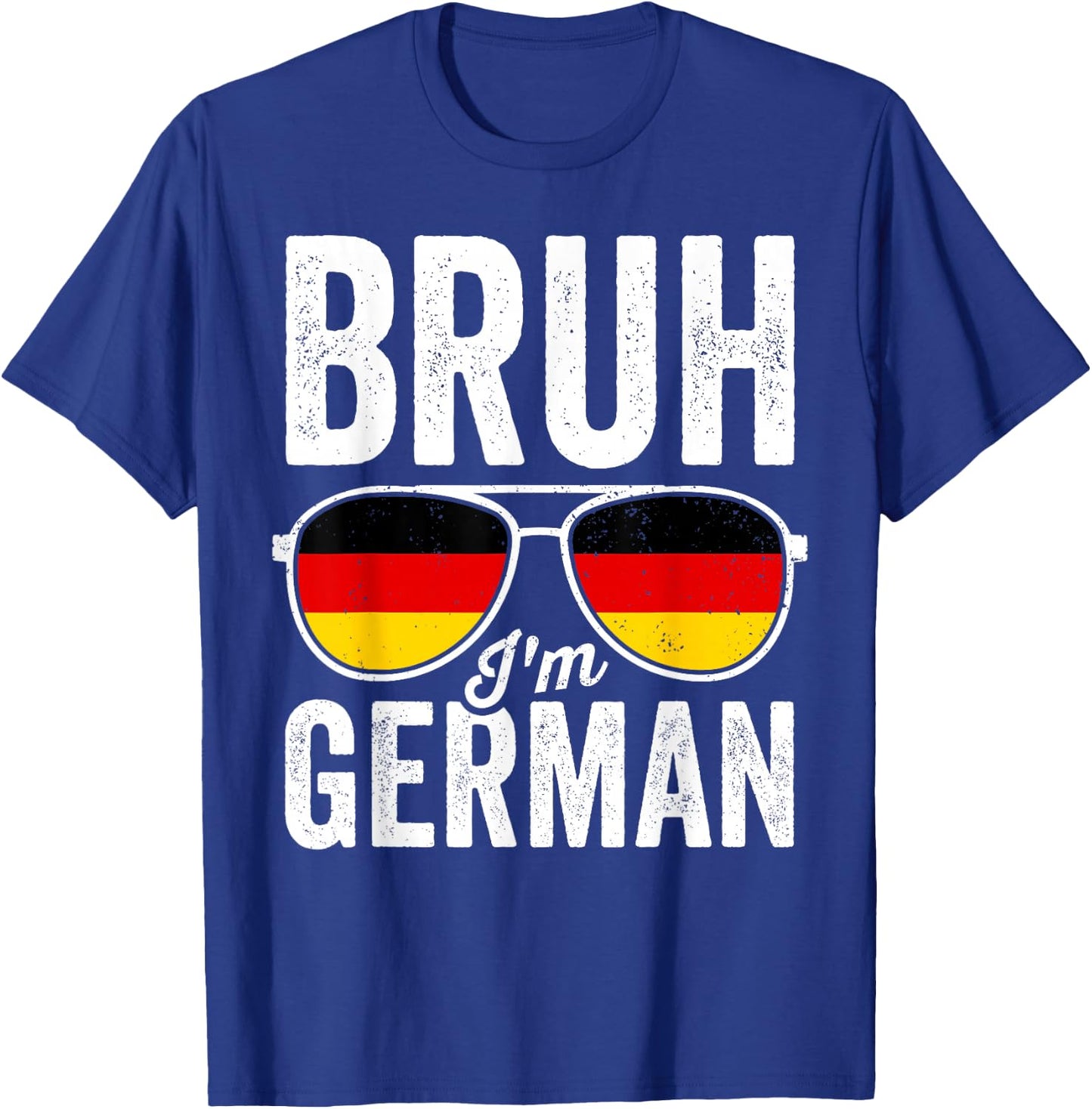 Bruh I'm German Germany Flag Funny German Boys Kids T-Shirt - T-Shirt | Royal